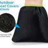 Hometopia Outdoor Faucet Covers Freeze Protection Hook Loop-1