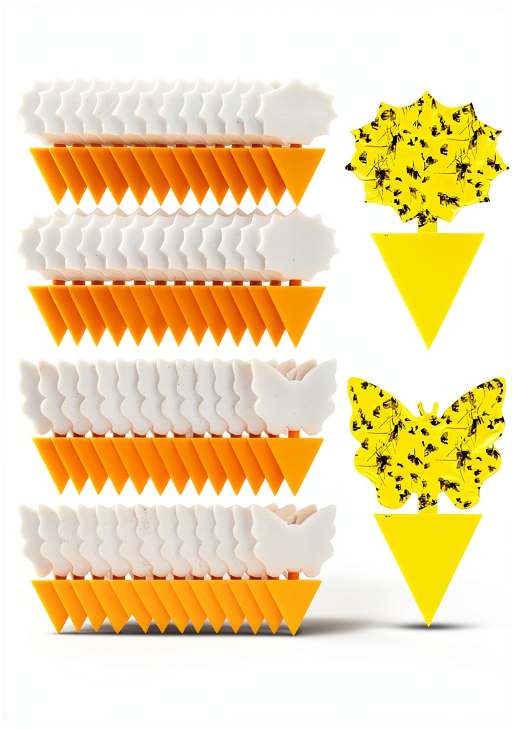 Cleanuper Gnat Traps displayed in a garden setting