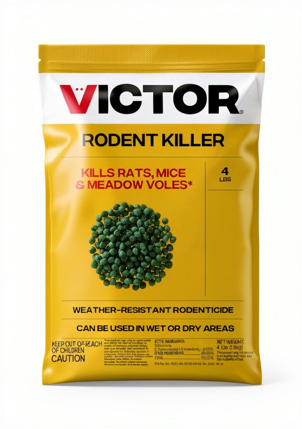 Victor Rodent Control Pellets Indoor Outdoor Bait M925-8