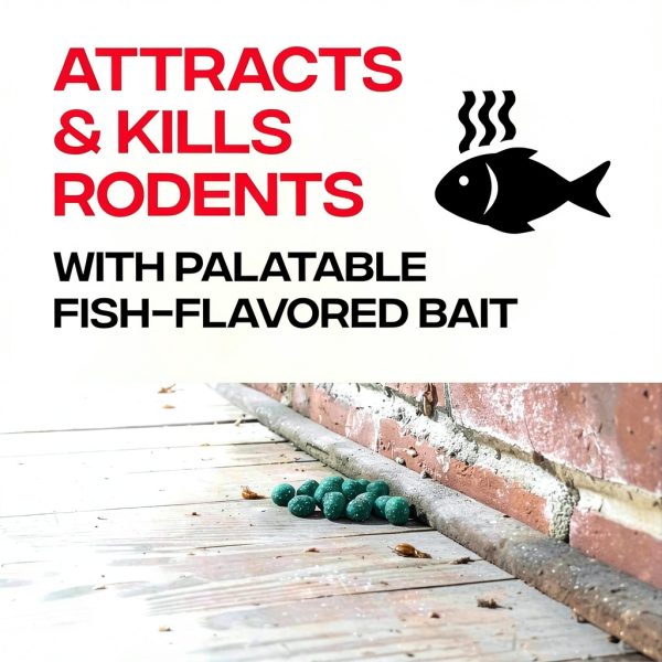 Victor Rodent Control Pellets Indoor Outdoor Bait M925-3