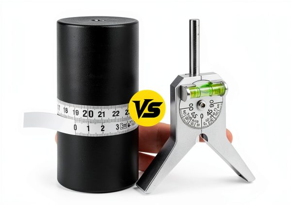 Drphiru Pipe Center Finder Silver Hand Powered Tool for-3