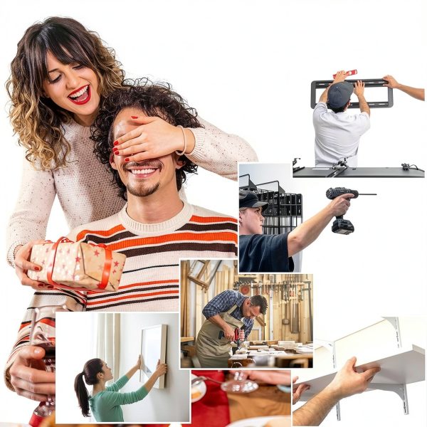 JAXWQ Stud Finder Metal Wood AC Wire Detection Black Seaweed-7