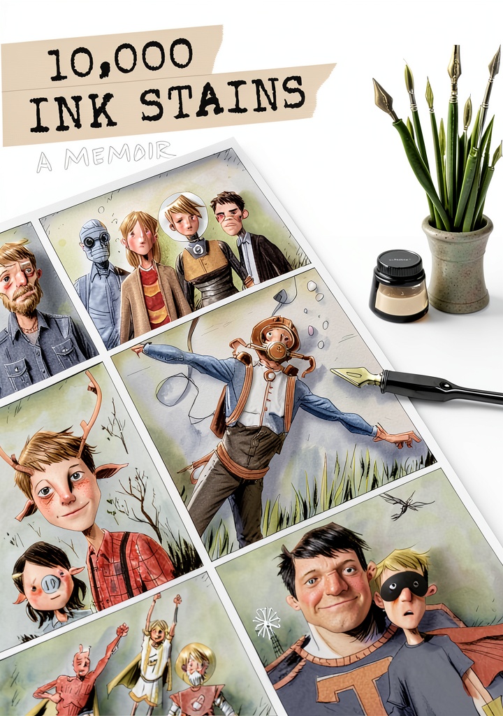 Dark Horse Books Graphic Novel open to a detailed biography page