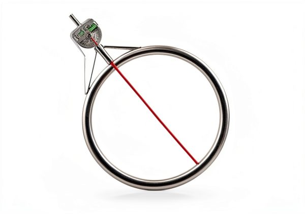 Drphiru Pipe Center Finder Silver Hand Powered Tool for-2