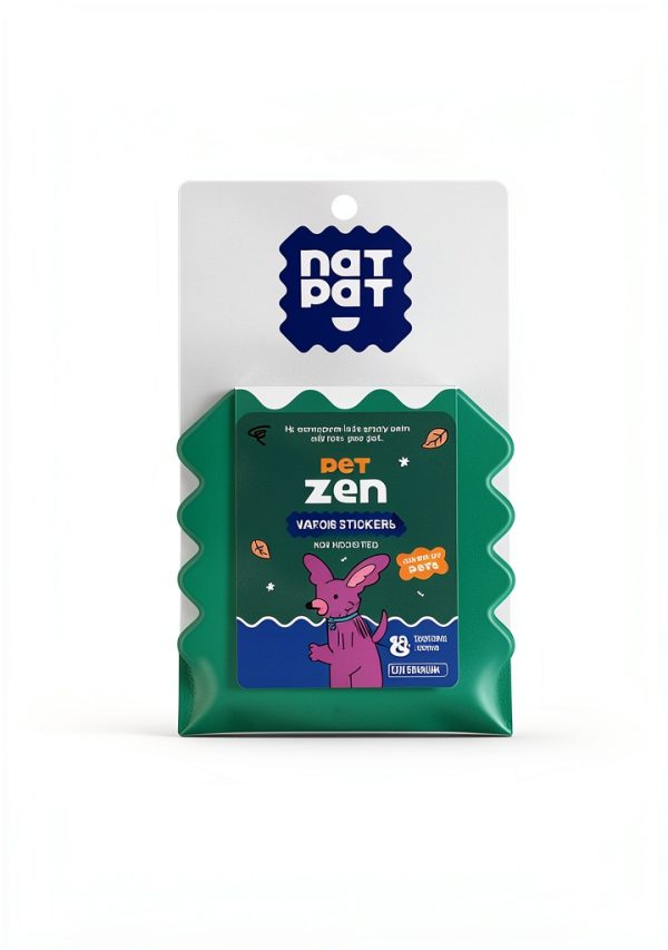 Pet Zen Calming Patches for Dogs by NATPAT – Anxiety Relief 24 Patches-4