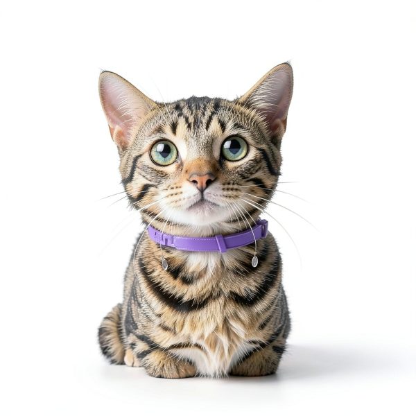 Calming Collar for Cats Guowo 4 Pack Purple Adjustable 15 Inch-4