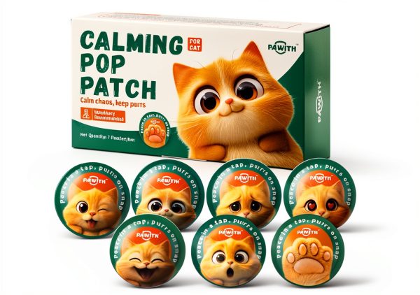 Cat Calming Diffuser Pawith Travel Car Home – 1 Pack Pop Patch-0