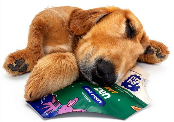 Pet Zen Calming Patches for Dogs by NATPAT – Anxiety Relief 24 Patches-5