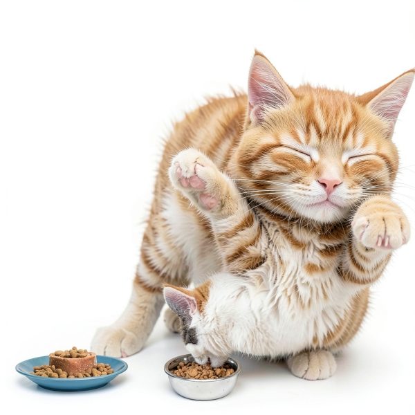 Melatonin for Cats Asusxcli Calming Treats Natural Plant Formula-3