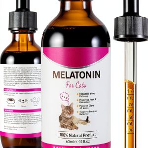 Melatonin for Cats Asusxcli Calming Treats Natural Plant Formula-0