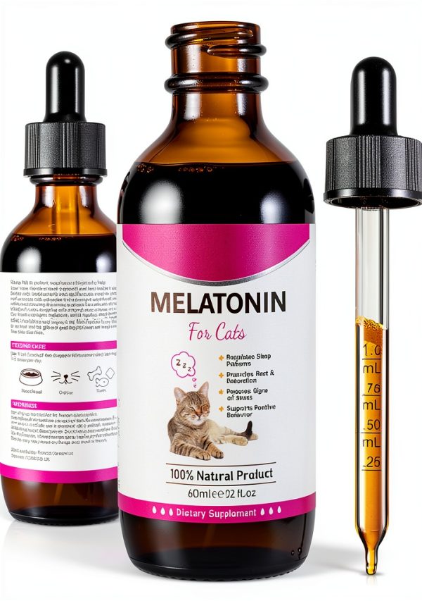 Melatonin for Cats Asusxcli Calming Treats Natural Plant Formula-0