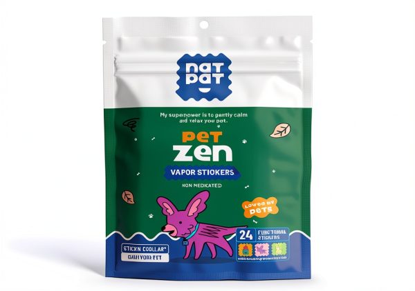 Pet Zen Calming Patches for Dogs by NATPAT – Anxiety Relief 24 Patches-0